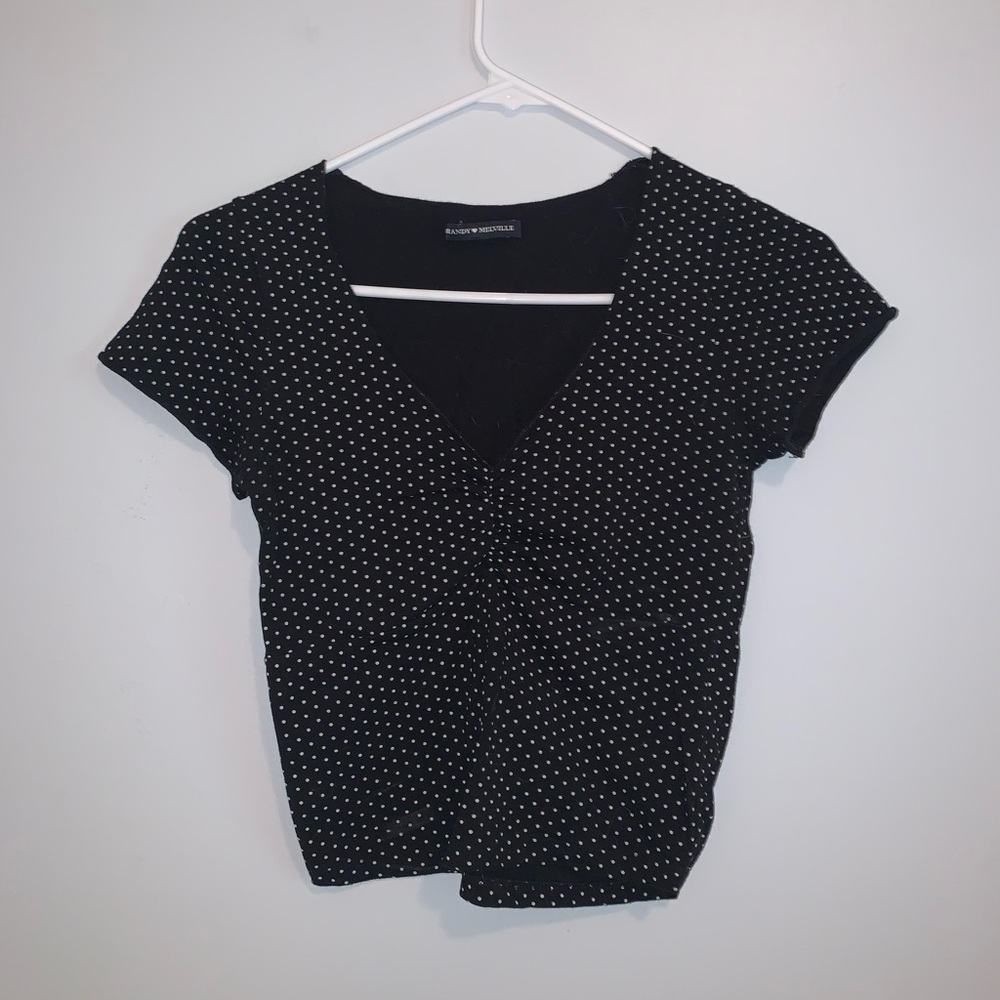 Black and White Brandy Top